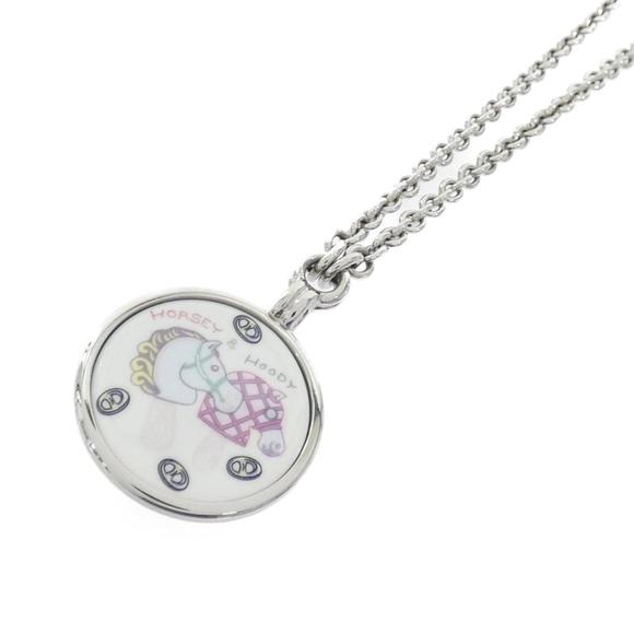 HERMES Silver Necklace - Picture 1 of 5